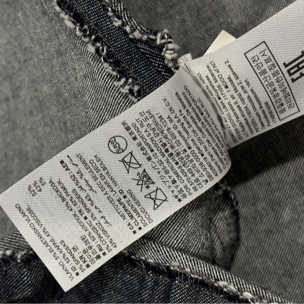 Banana Republic Blue Chambray Sheath Peplum Dress Size 4 - Picture 8 of 16